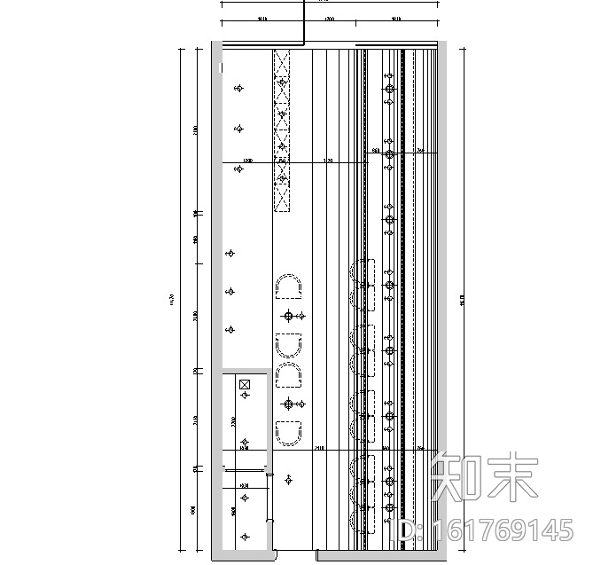 [江苏]670平米现代古典风格精品酒店设计施工图（附效果...施工图下载【ID:161769145】