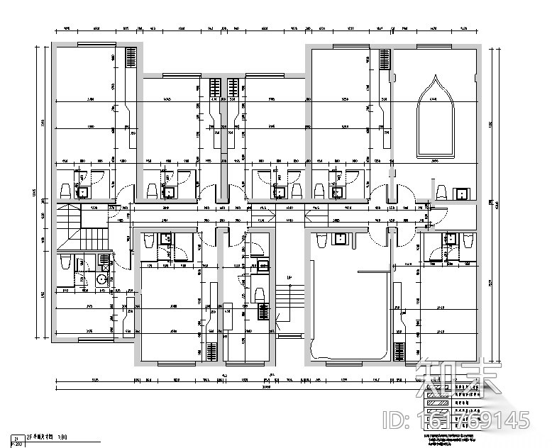 [江苏]670平米现代古典风格精品酒店设计施工图（附效果...施工图下载【ID:161769145】