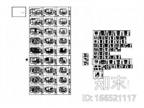 [广东]欧式浪漫的海景三层别墅装修施工图cad施工图下载【ID:166521117】