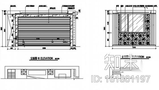 [合肥]经典欧式家装施工图（含效果图）cad施工图下载【ID:161801197】