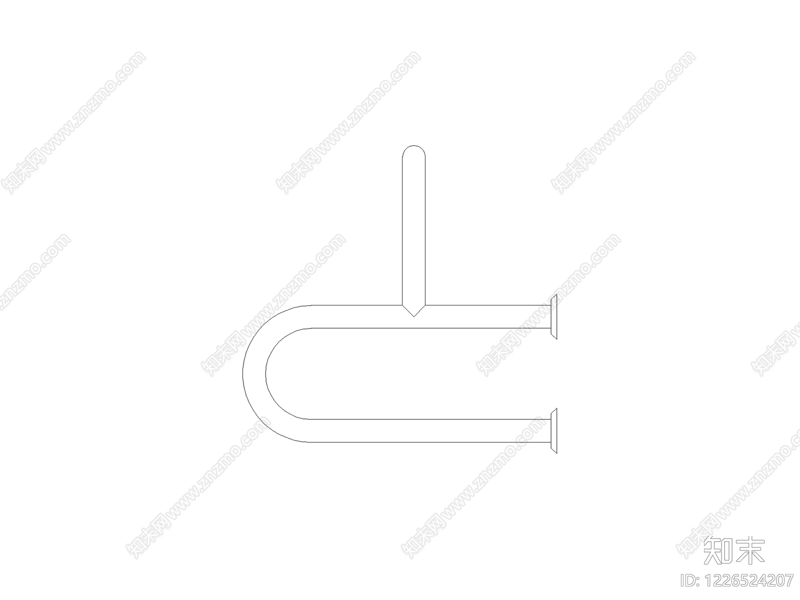 五金管件cad施工图下载【ID:1226524207】