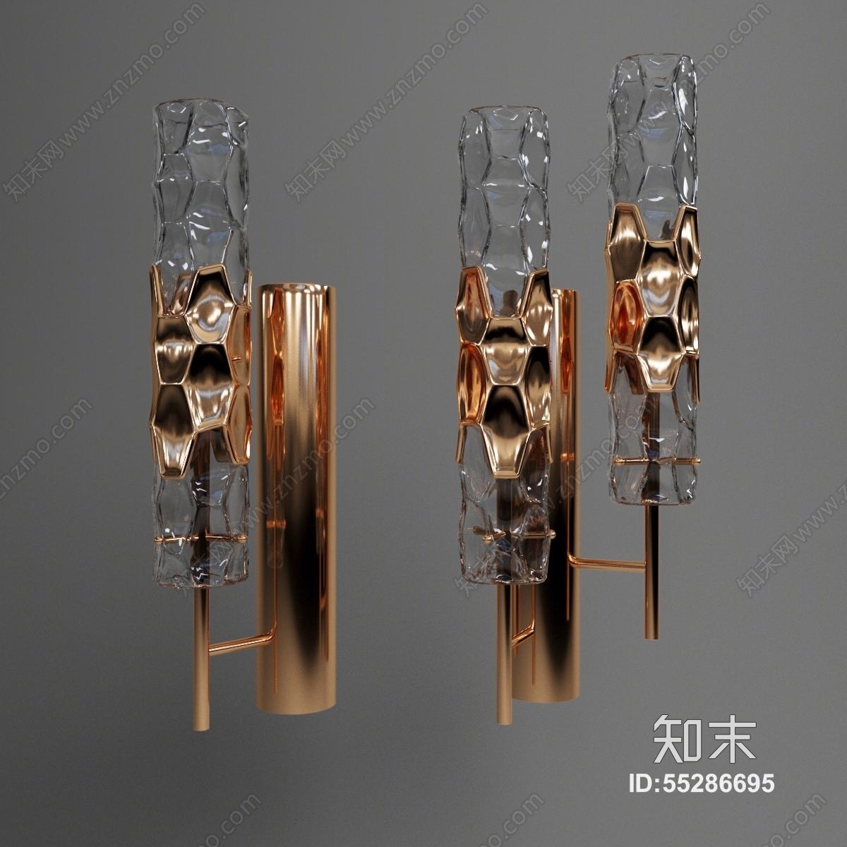 室内金属壁灯3D模型下载【ID:55286695】