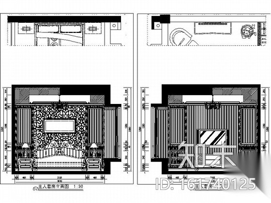 [重庆]某庄园别墅欧式田园风室内施工图（含效果）cad施工图下载【ID:161740125】