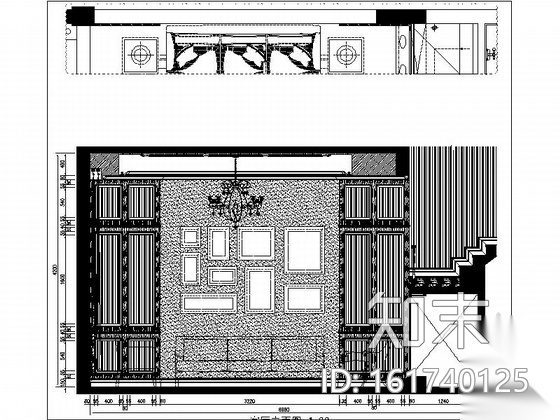 [重庆]某庄园别墅欧式田园风室内施工图（含效果）cad施工图下载【ID:161740125】