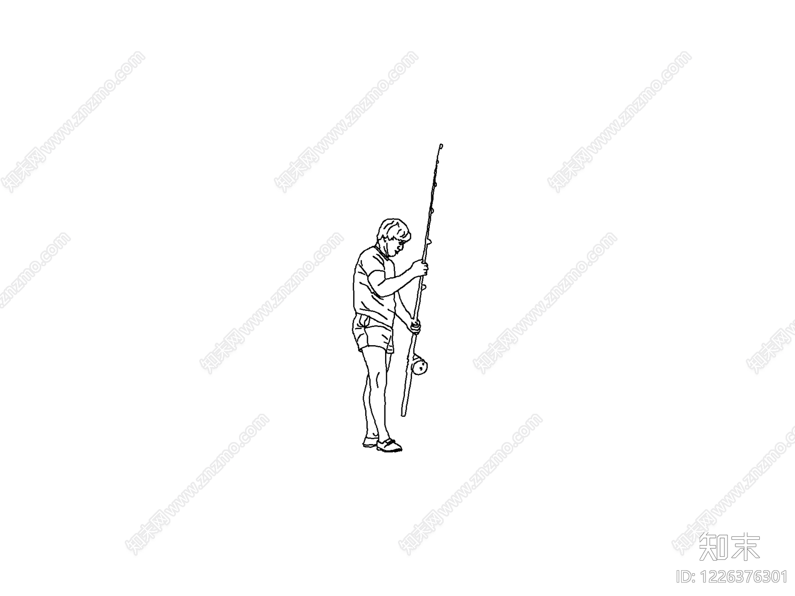 人物cad施工图下载【ID:1226376301】