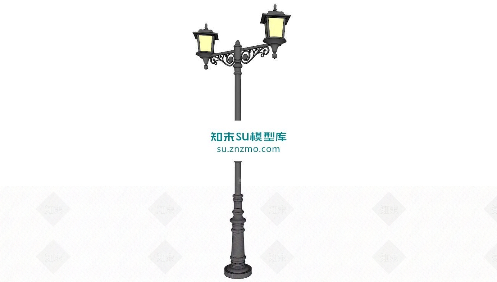 路灯SU模型下载【ID:169549127】