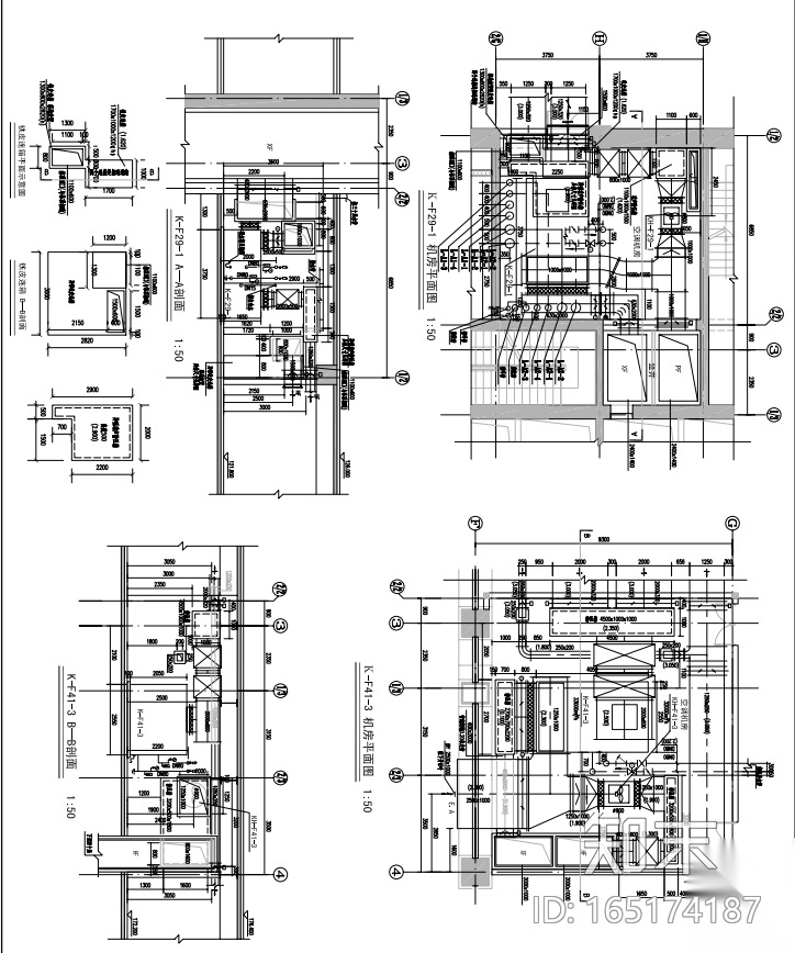 天津某超高层金融中心暖通施工图cad施工图下载【ID:165174187】