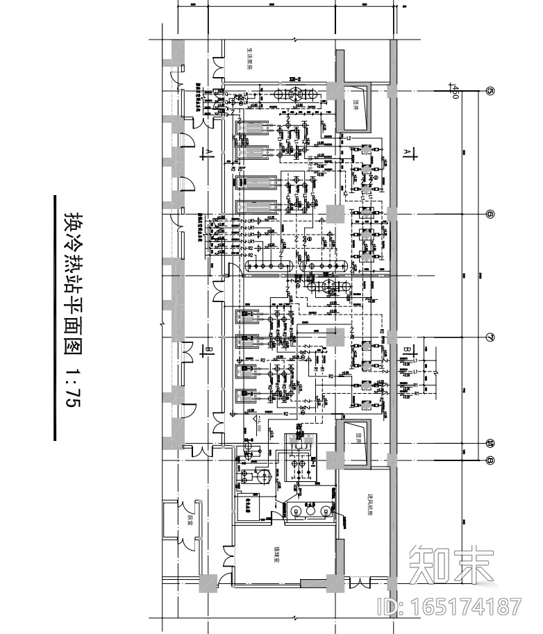 天津某超高层金融中心暖通施工图cad施工图下载【ID:165174187】