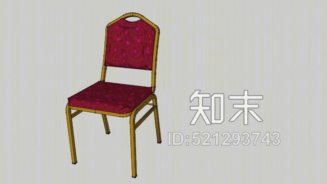 宴会椅SU模型下载【ID:521293743】