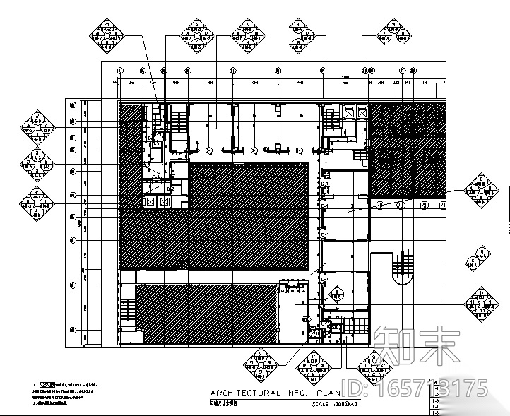[重庆]48000平方酒店设计施工图（附效果图）cad施工图下载【ID:165713175】