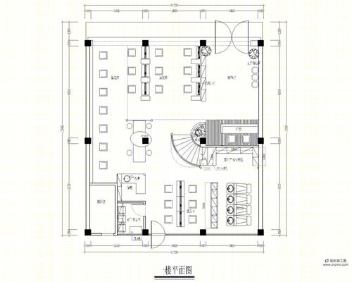 美发店施工图下载【ID:66947073】