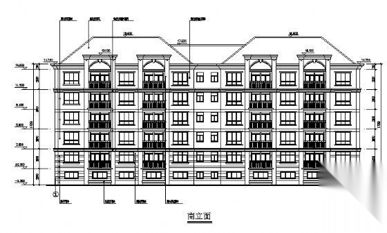某小区4、5号住宅楼建筑方案图纸cad施工图下载【ID:149851155】