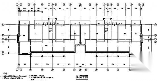 某小区4、5号住宅楼建筑方案图纸cad施工图下载【ID:149851155】