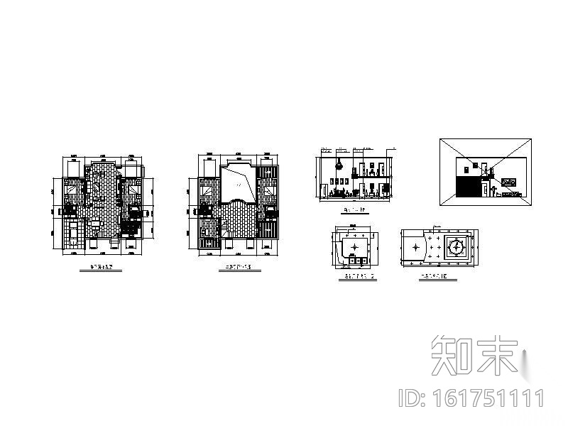 新古典别墅装修图(含实景)cad施工图下载【ID:161751111】