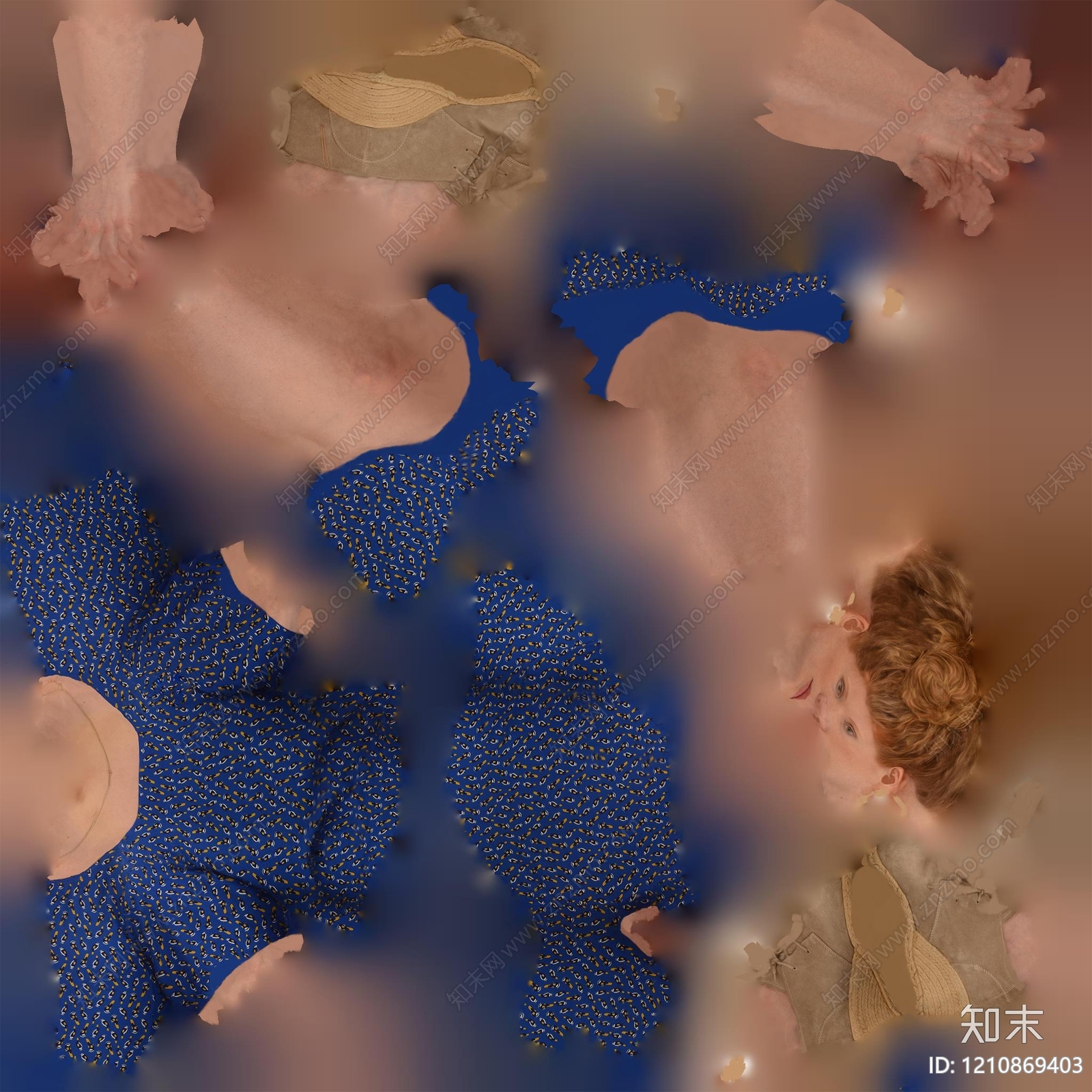 花纹布纹贴图下载【ID:1210869403】