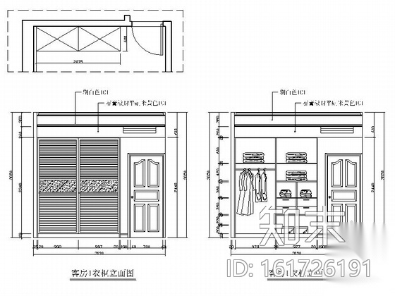 [香港]私人屋苑简欧风情三层别墅样板间装修施工图（含效...cad施工图下载【ID:161726191】