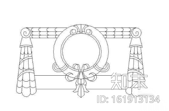 欧式雕花图块44cad施工图下载【ID:161913134】