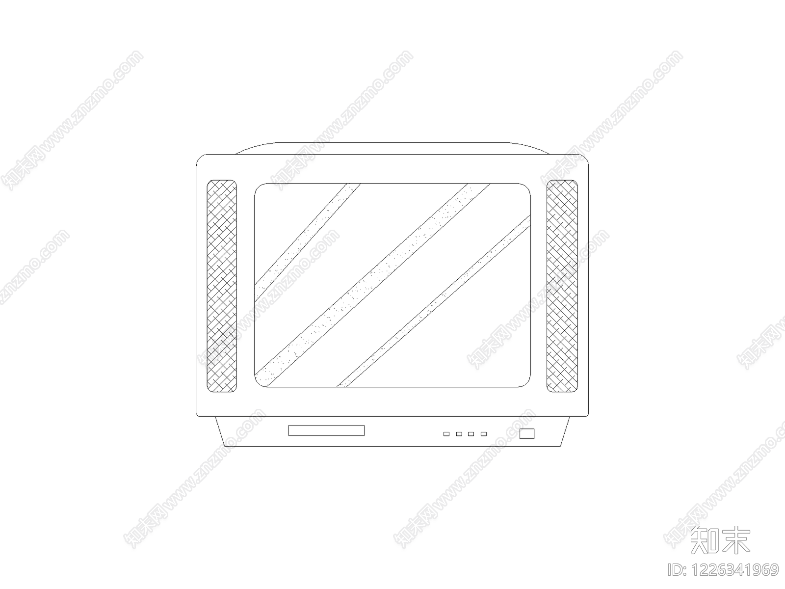 现代柜子CAD图纸