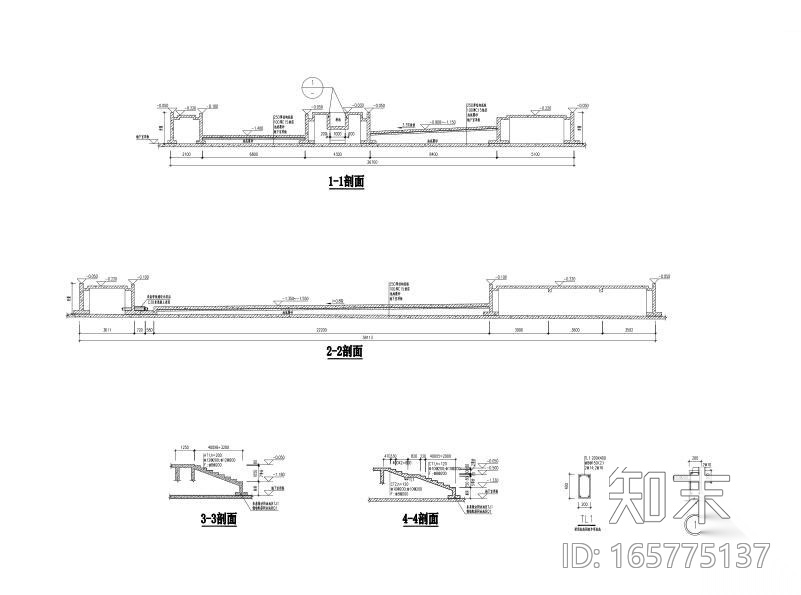 钢筋混凝土游泳池结构施工图2017施工图下载【ID:165775137】
