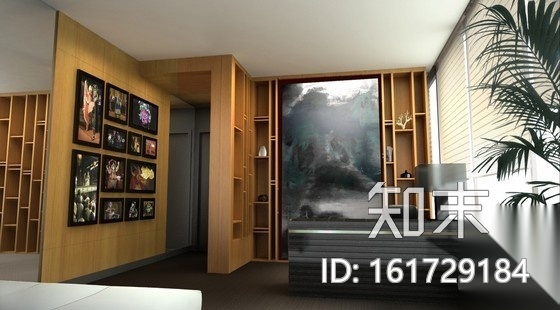 [成都]200㎡精致办公室内装修图（含效果）cad施工图下载【ID:161729184】
