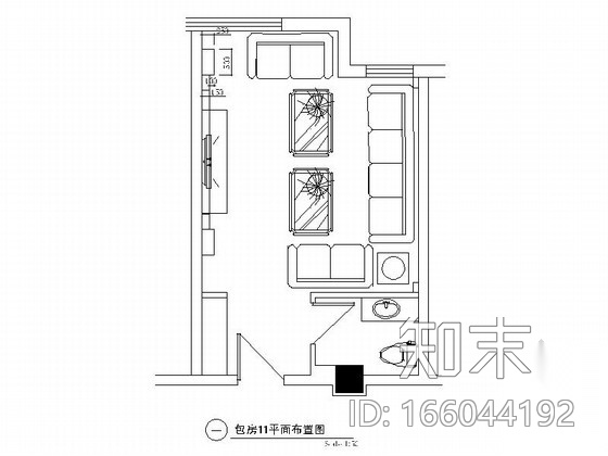 某欧式娱乐会所包房11装修图cad施工图下载【ID:166044192】