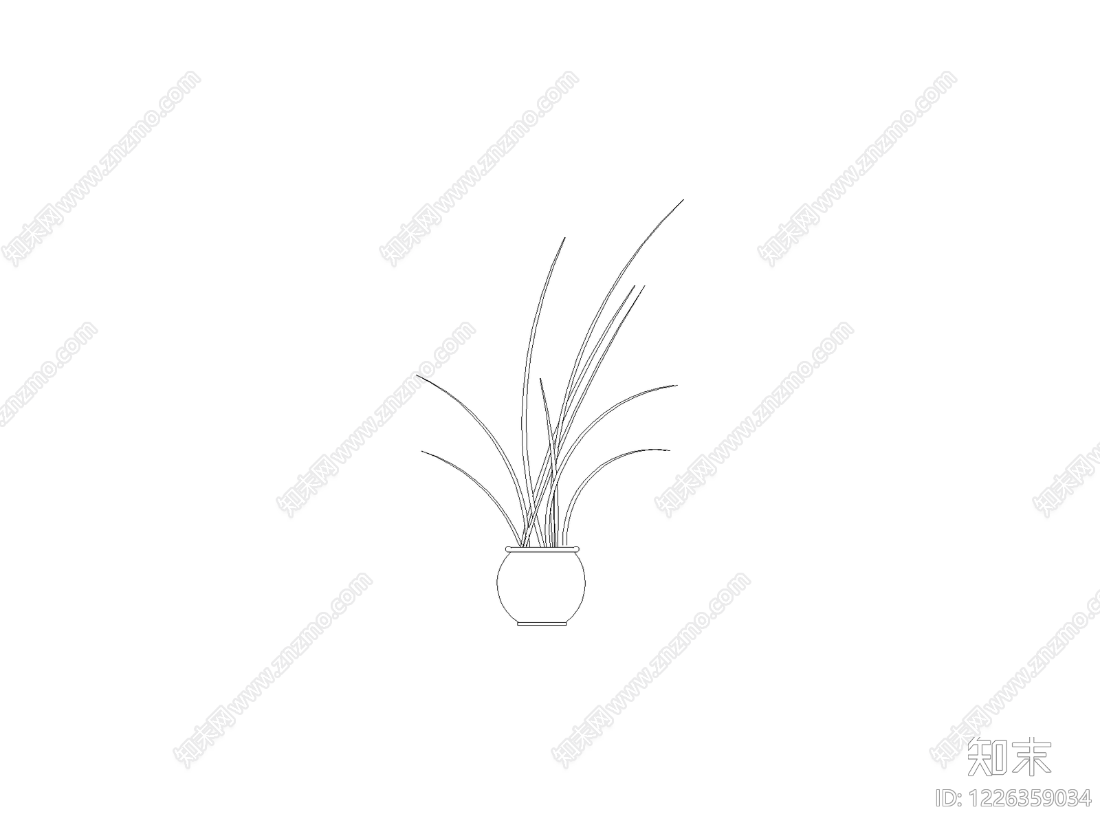 绿植cad施工图下载【ID:1226359034】
