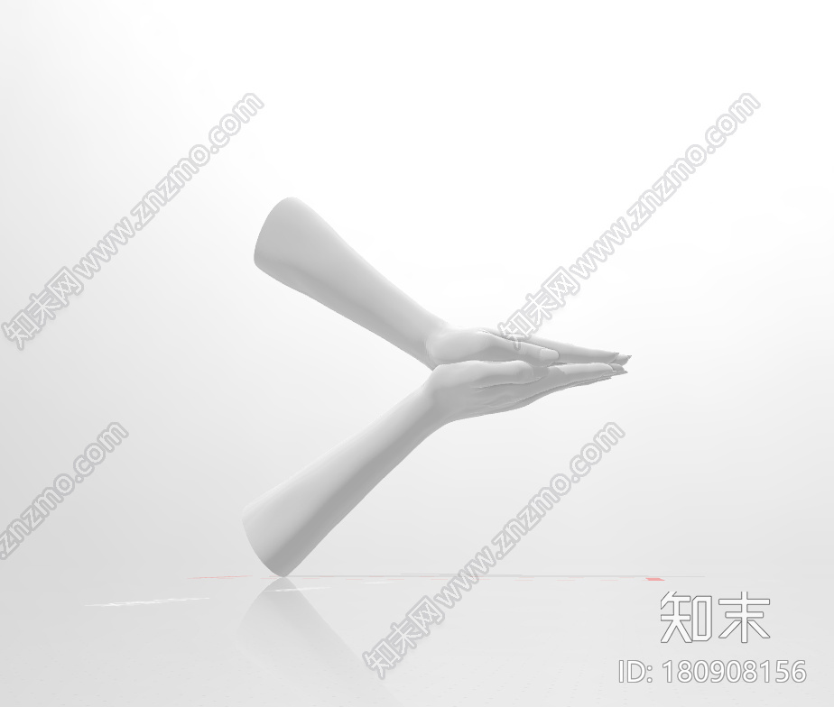 手模型133d打印模型下载【ID:180908156】