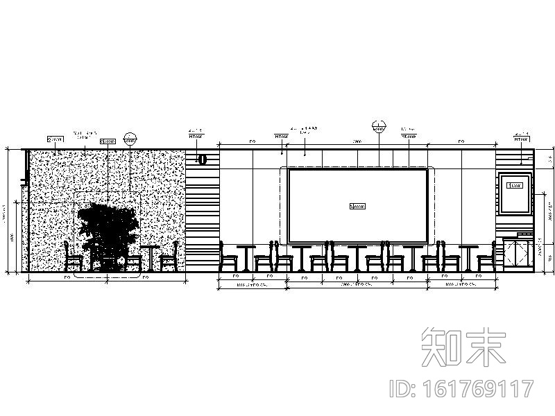 [深圳]全球连锁咖啡点室内设计施工图cad施工图下载【ID:161769117】