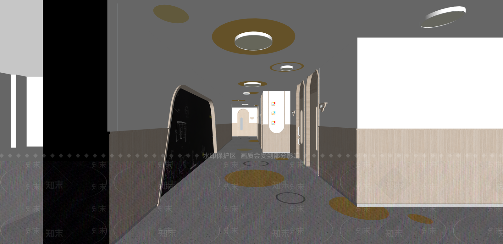 现代儿童活动空间SU模型下载【ID:1215205771】