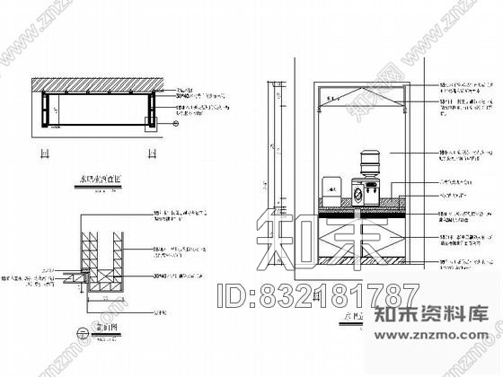 图块/节点某时尚水吧详图cad施工图下载【ID:832181787】