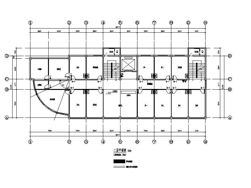 [宁夏]多层现代风格医院建筑方案图纸cad施工图下载【ID:151589137】