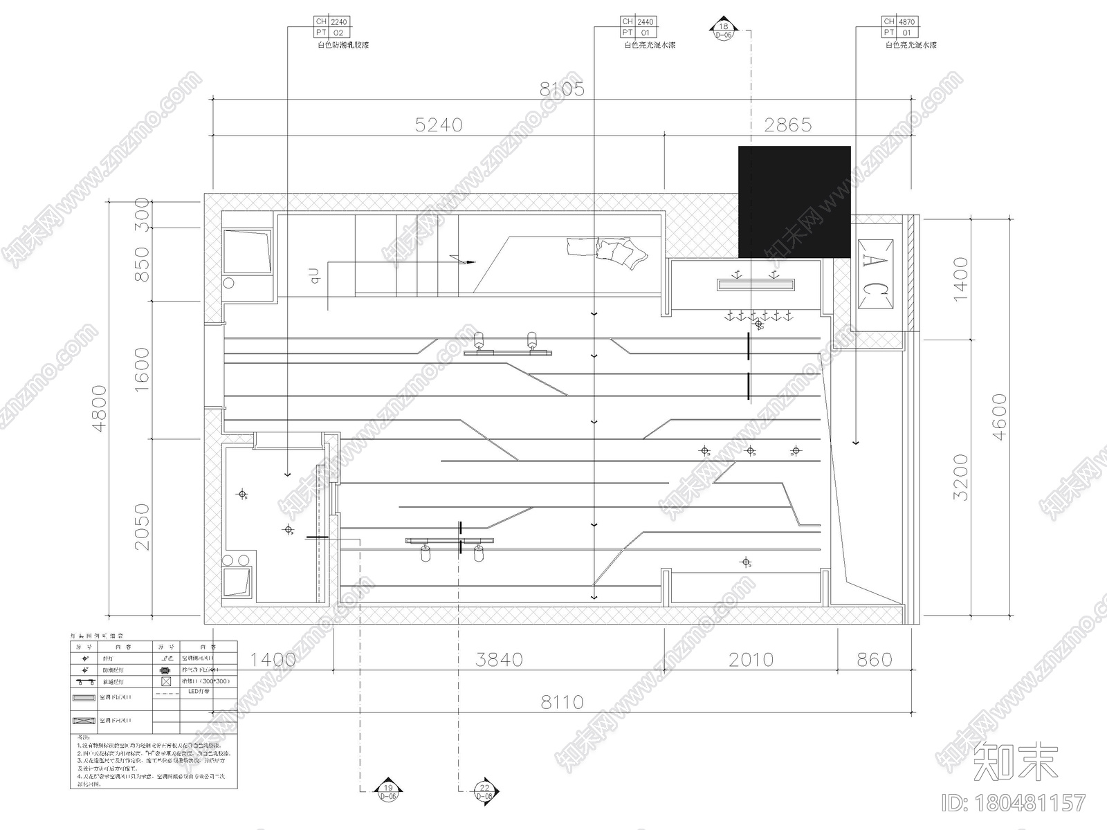 [重庆]70㎡复式LOFT公寓样板房装修施工图施工图下载【ID:180481157】