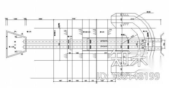 上海港外高桥港区四期雨水泵站工程施工图cad施工图下载【ID:168148199】