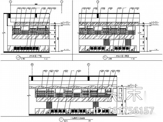 [山东]某资源局高档西餐厅设计施工图cad施工图下载【ID:161756157】