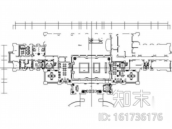 [湖北]某欧陆风格时尚售楼处室内装修施工图（含效果）cad施工图下载【ID:161736176】