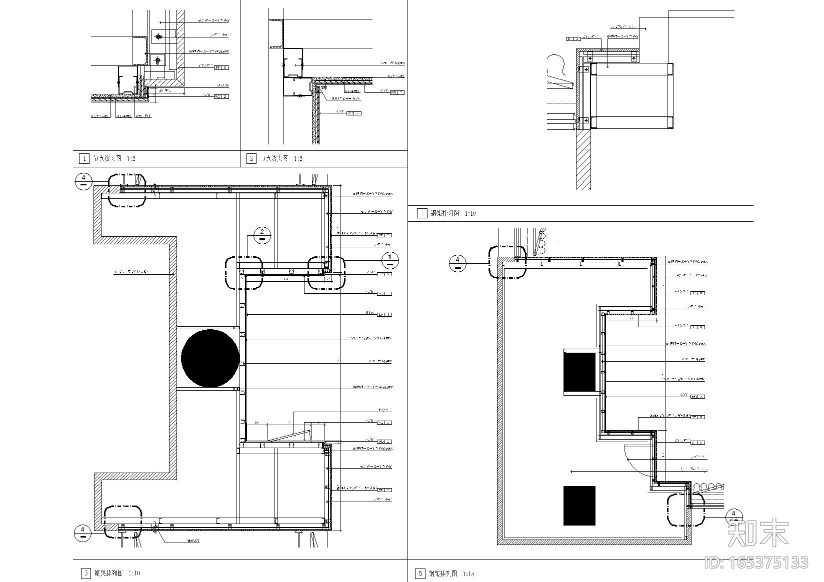 [北京]金融街丽嘉酒店全套室内装饰施工图cad施工图下载【ID:165375133】