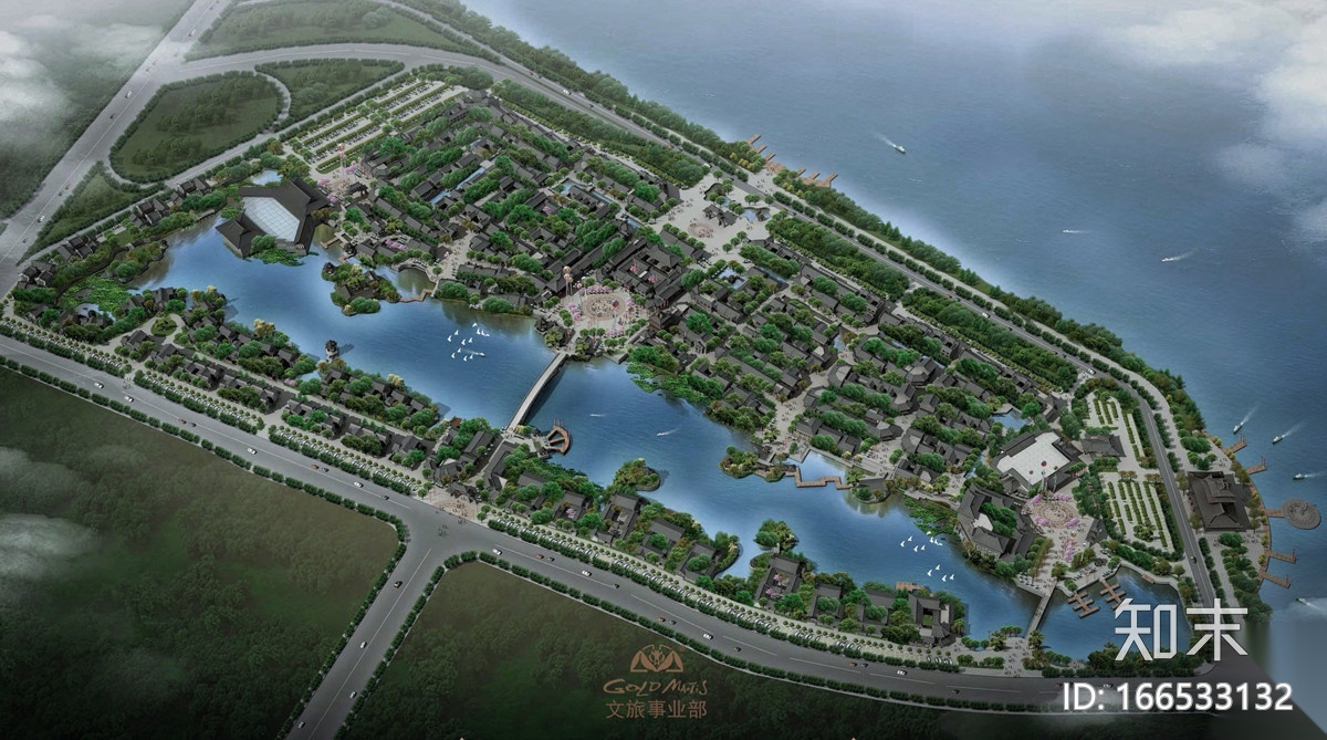 金螳螂-湖南省常德市大唐司马城：120000㎡文化旅游特色...cad施工图下载【ID:166533132】