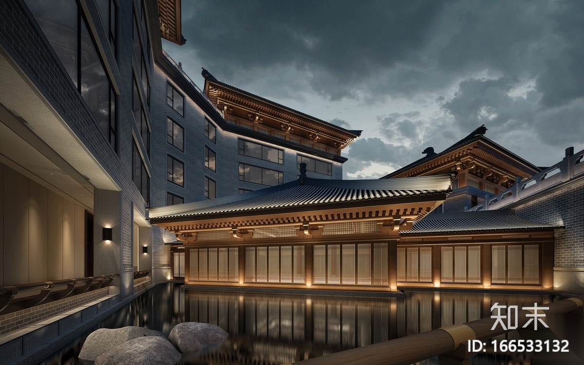 金螳螂-湖南省常德市大唐司马城：120000㎡文化旅游特色...cad施工图下载【ID:166533132】