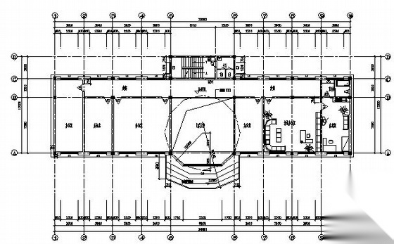 [徐州]某三层小型办公楼建筑施工图cad施工图下载【ID:149945131】