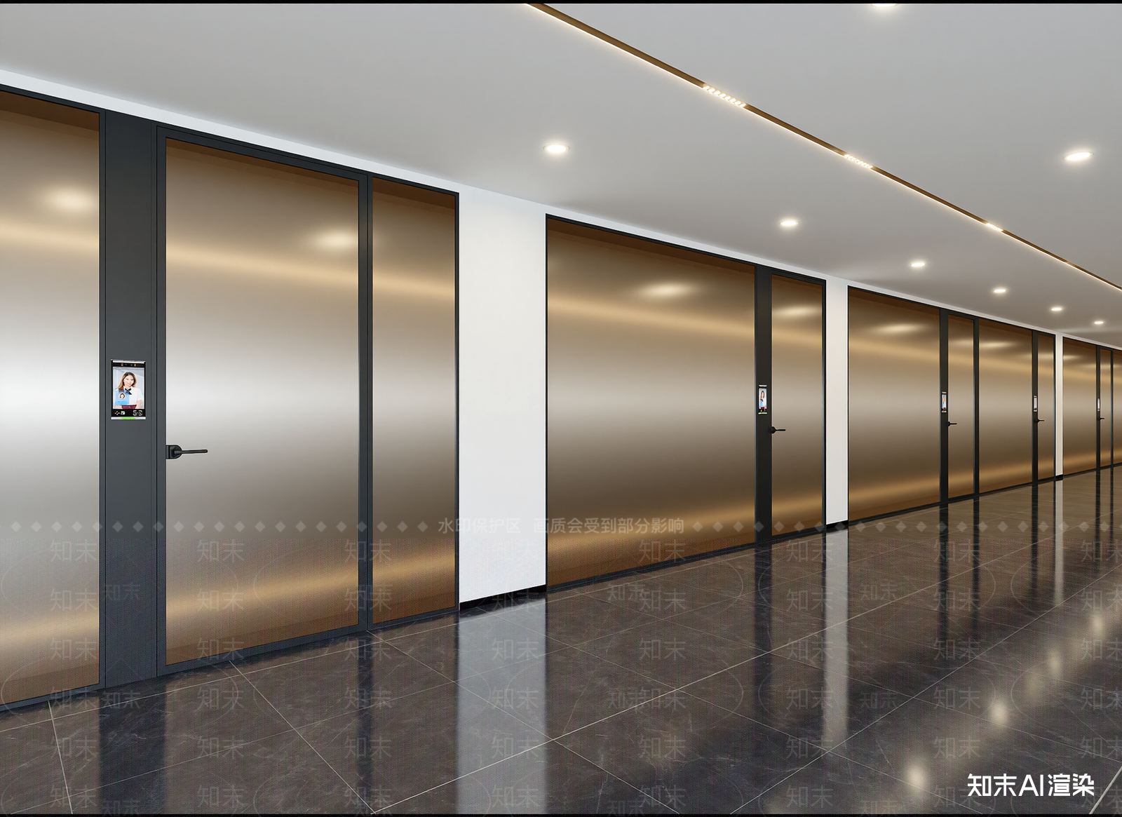 现代走廊3D模型下载【ID:1215013318】