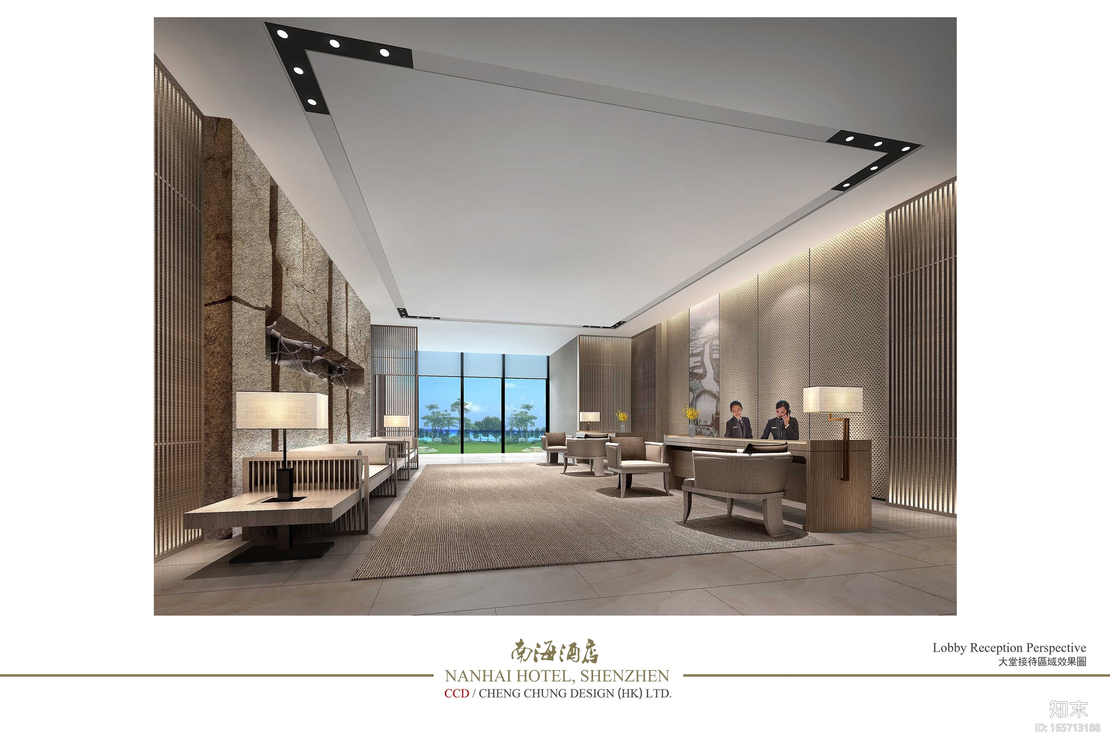 [广东]南海酒店改造项目公共区域精装修设计施工图（附效...cad施工图下载【ID:165713188】