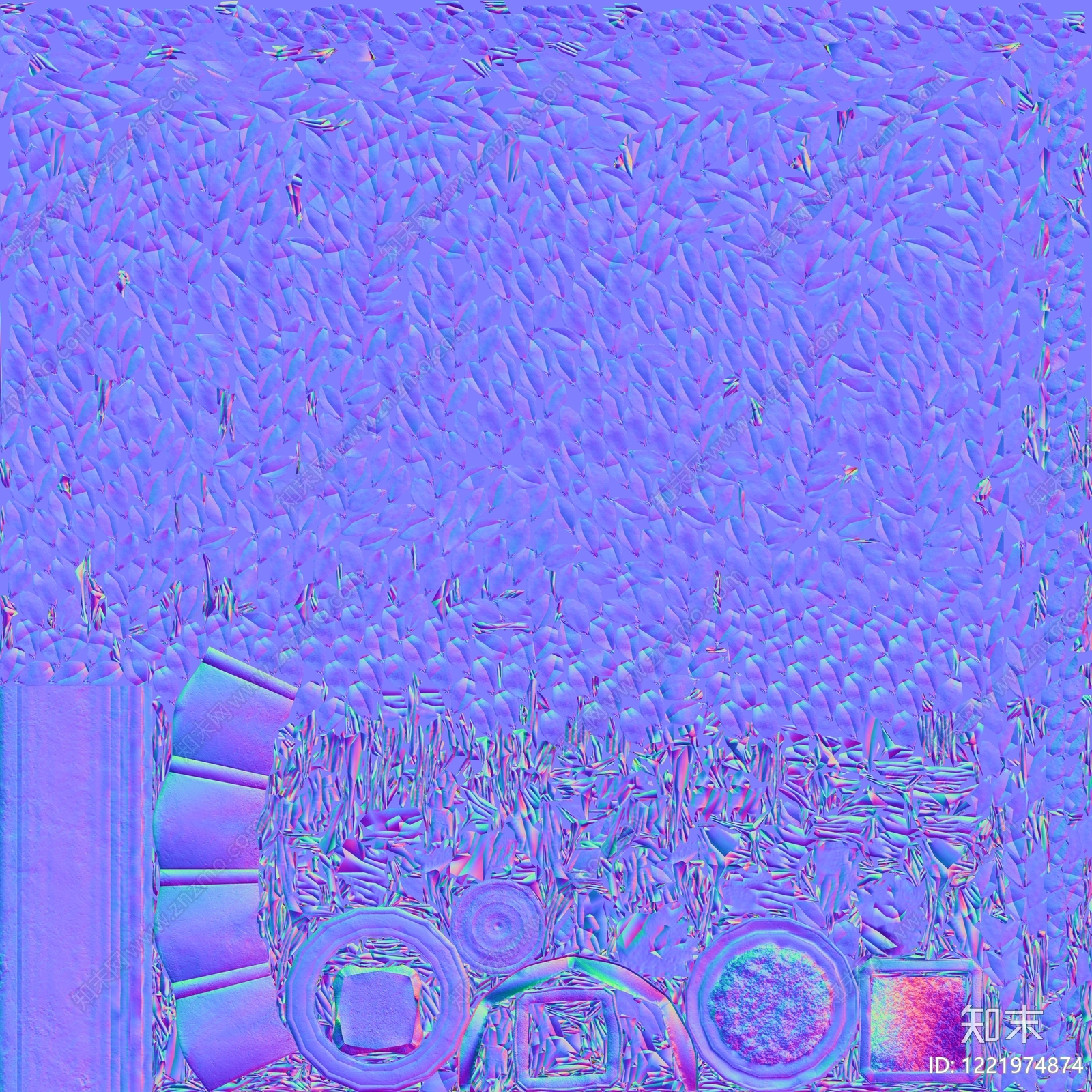 玻璃法线高清贴图材质