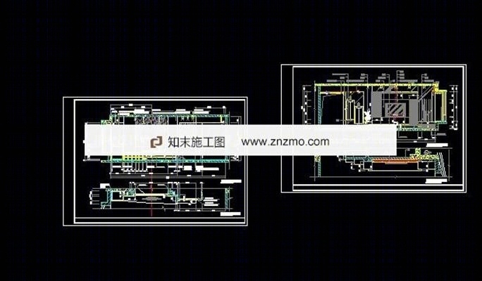 现代电视墙立面图cad施工图下载【ID:36942065】