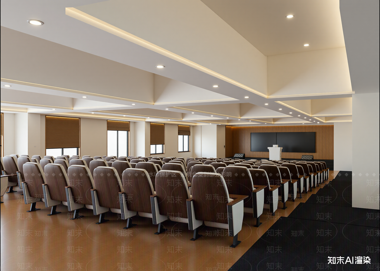 报告厅3D模型下载【ID:1213988174】