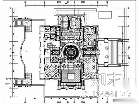 [浙江]高品质学区房售楼处设计CAD施工图（含效果）cad施工图下载【ID:164841147】