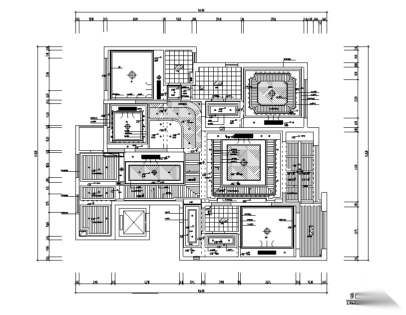 [江苏]英式田园风190平米住宅设计施工图（附效果图）cad施工图下载【ID:160490136】