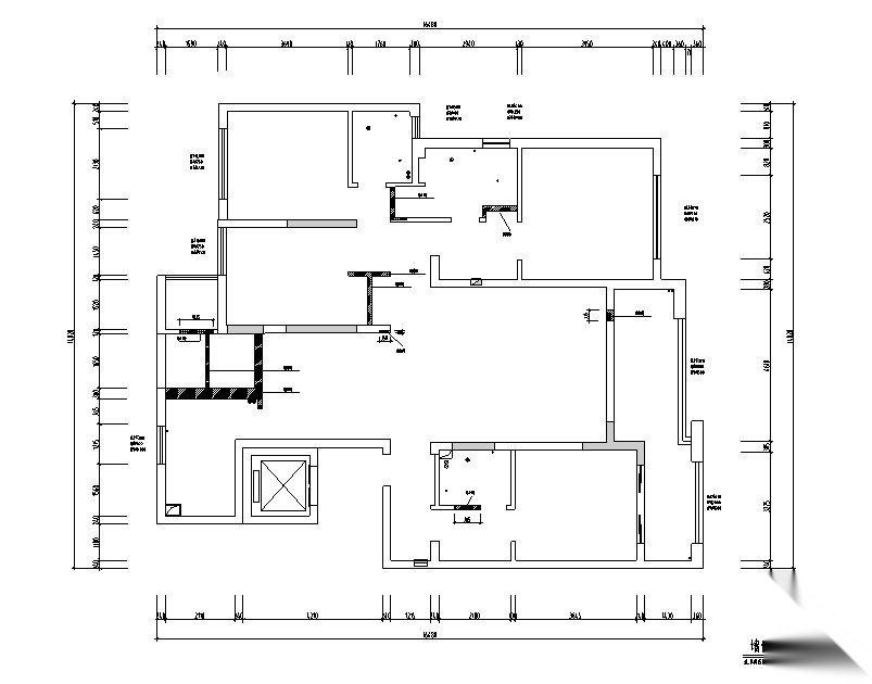 [江苏]英式田园风190平米住宅设计施工图（附效果图）cad施工图下载【ID:160490136】