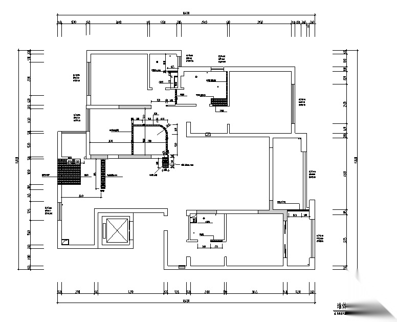 [江苏]英式田园风190平米住宅设计施工图（附效果图）cad施工图下载【ID:160490136】