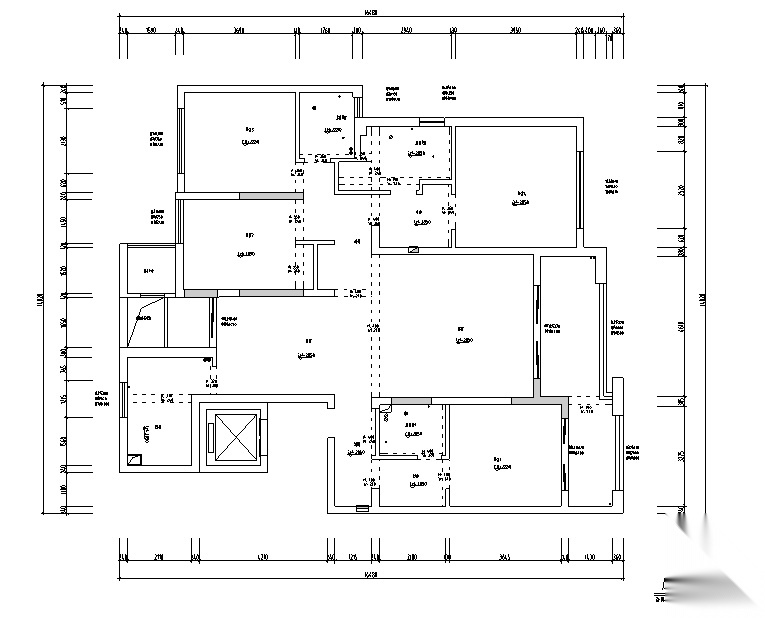 [江苏]英式田园风190平米住宅设计施工图（附效果图）cad施工图下载【ID:160490136】