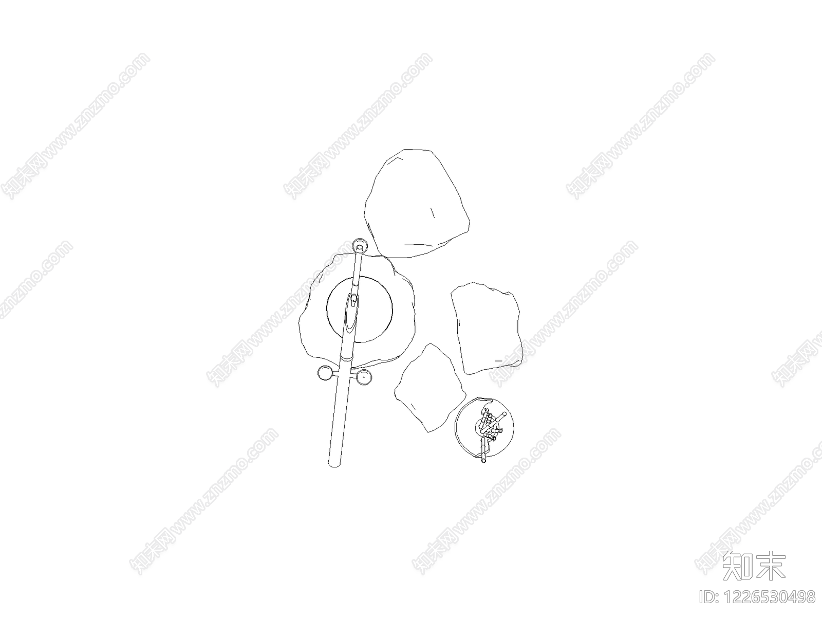 现代五金管件CAD图纸
